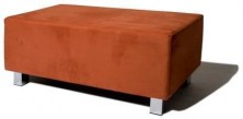 Sturdy Ottoman. Any Fabric Colour. 420 H. 3 Sizes: 500 X 500 Or 1000 X 500 Or 1500 X 500